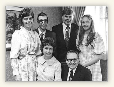 Elder Perry with his family
