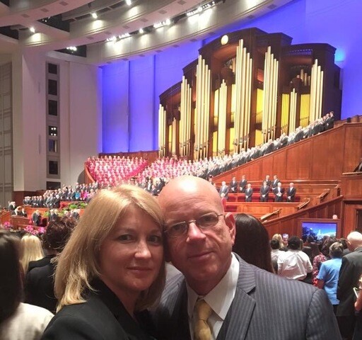 Dusty and Susan at general conference