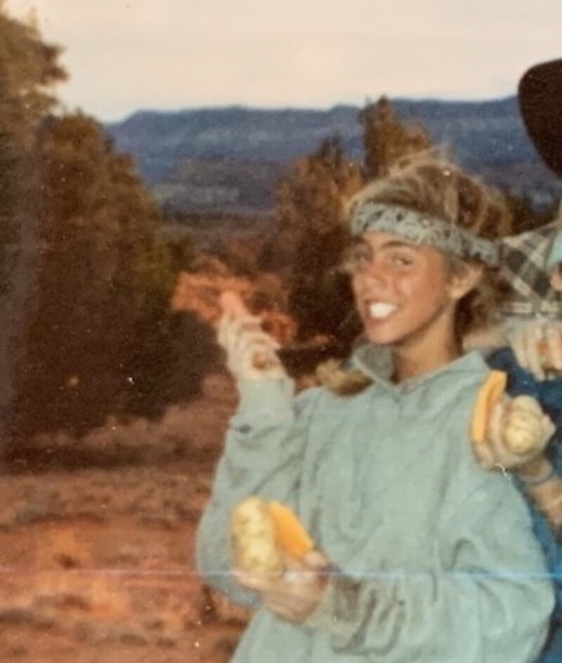 Cody while on the survival camp in southern Utah. 
