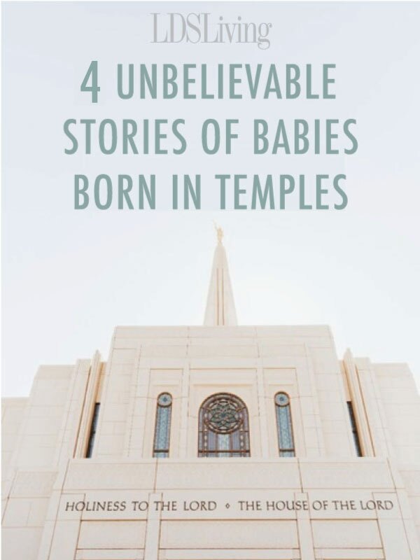 A brand new baby is an amazing event, but it's even more amazing when that new baby is born in the temple. Check out these remarkable stories of four babies who were born in LDS temples.