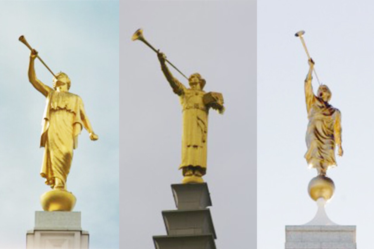 The 8 Designs of the Angel Moroni Statue LDS Living