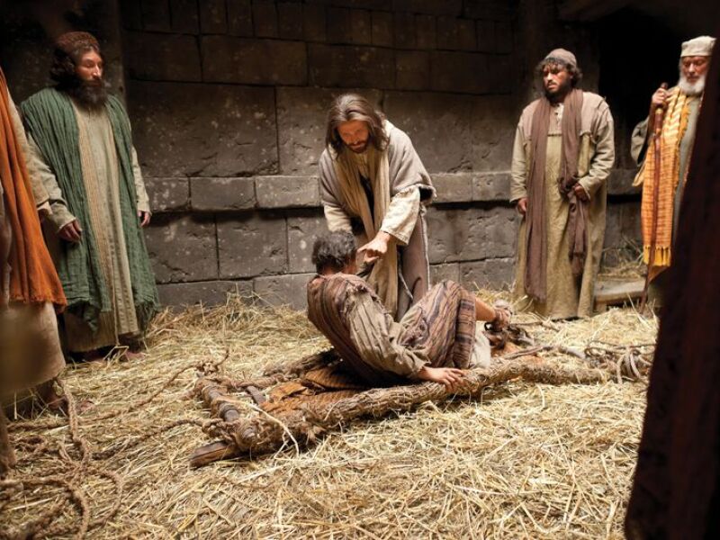 Jesus heals a man with palsy .jpeg