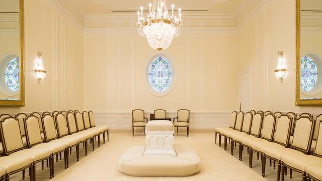 A sealing room in the Concepción Chile Temple.