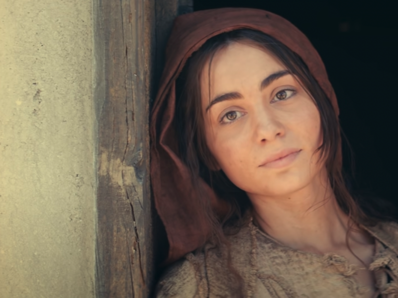 Mary from "The Christ Child" video on YouTube