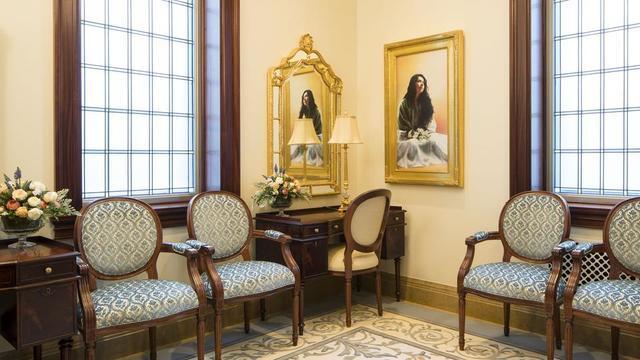 The bride's room in Concepción Chile Temple.