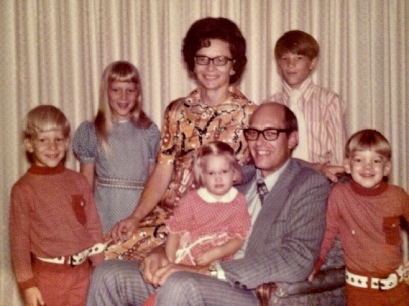 Photo of LuAnne's family when she was young.