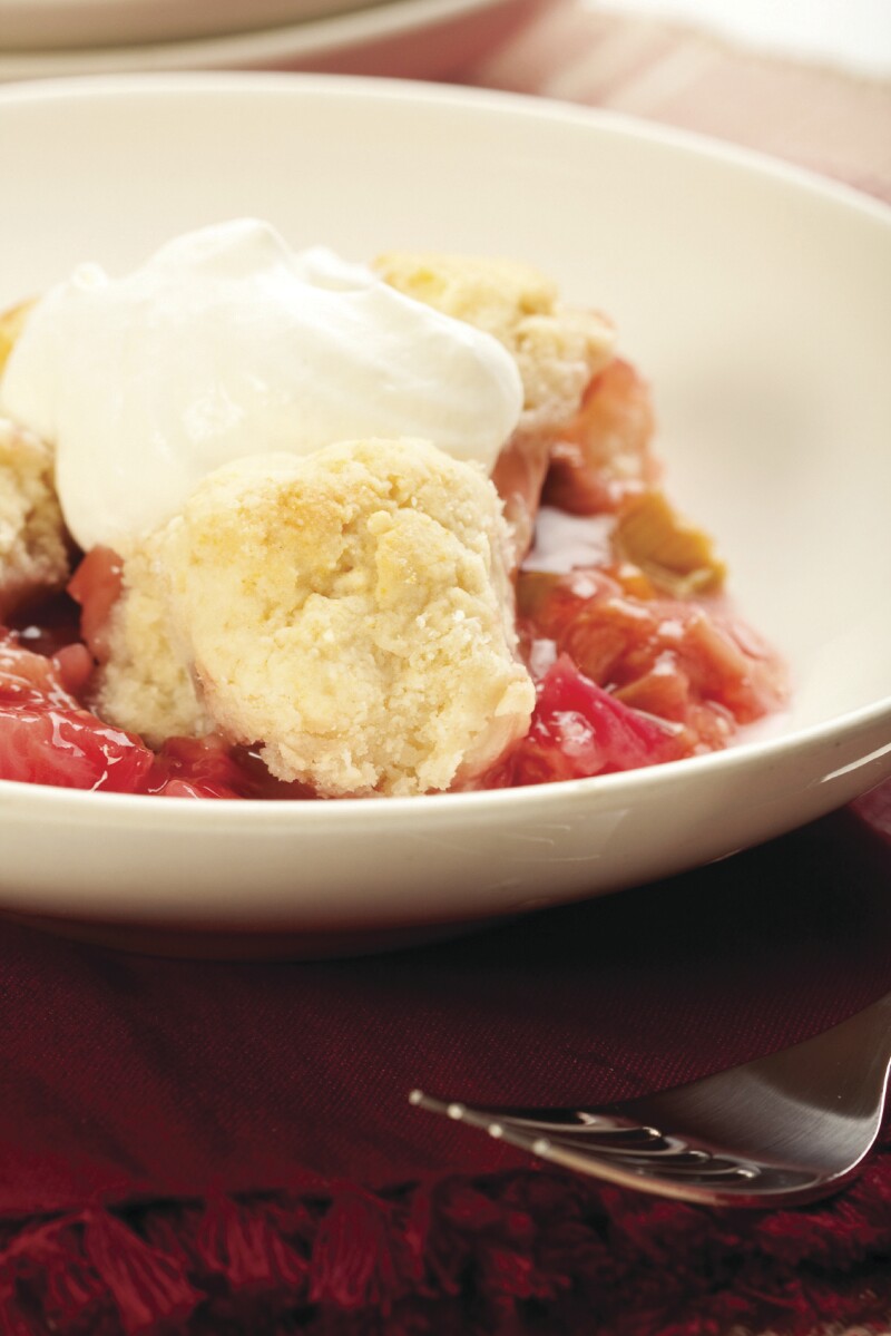 Strawberry Rhubarb Cobbler