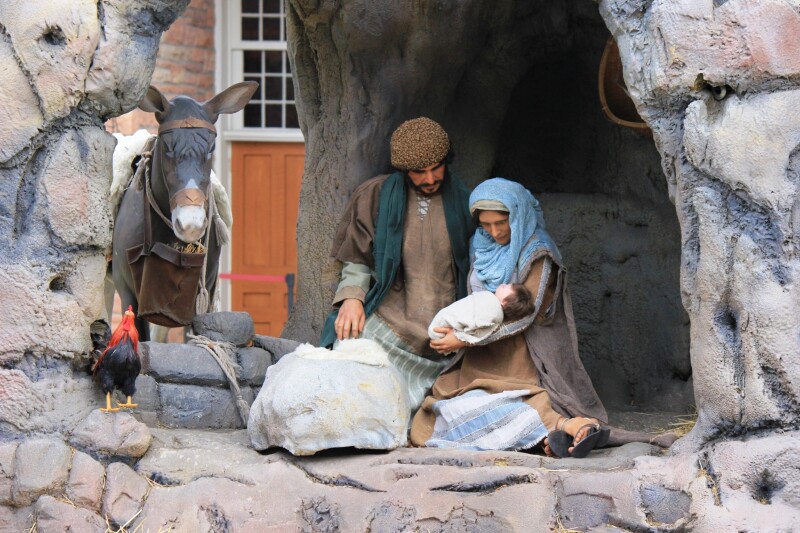 Temple Square Nativities