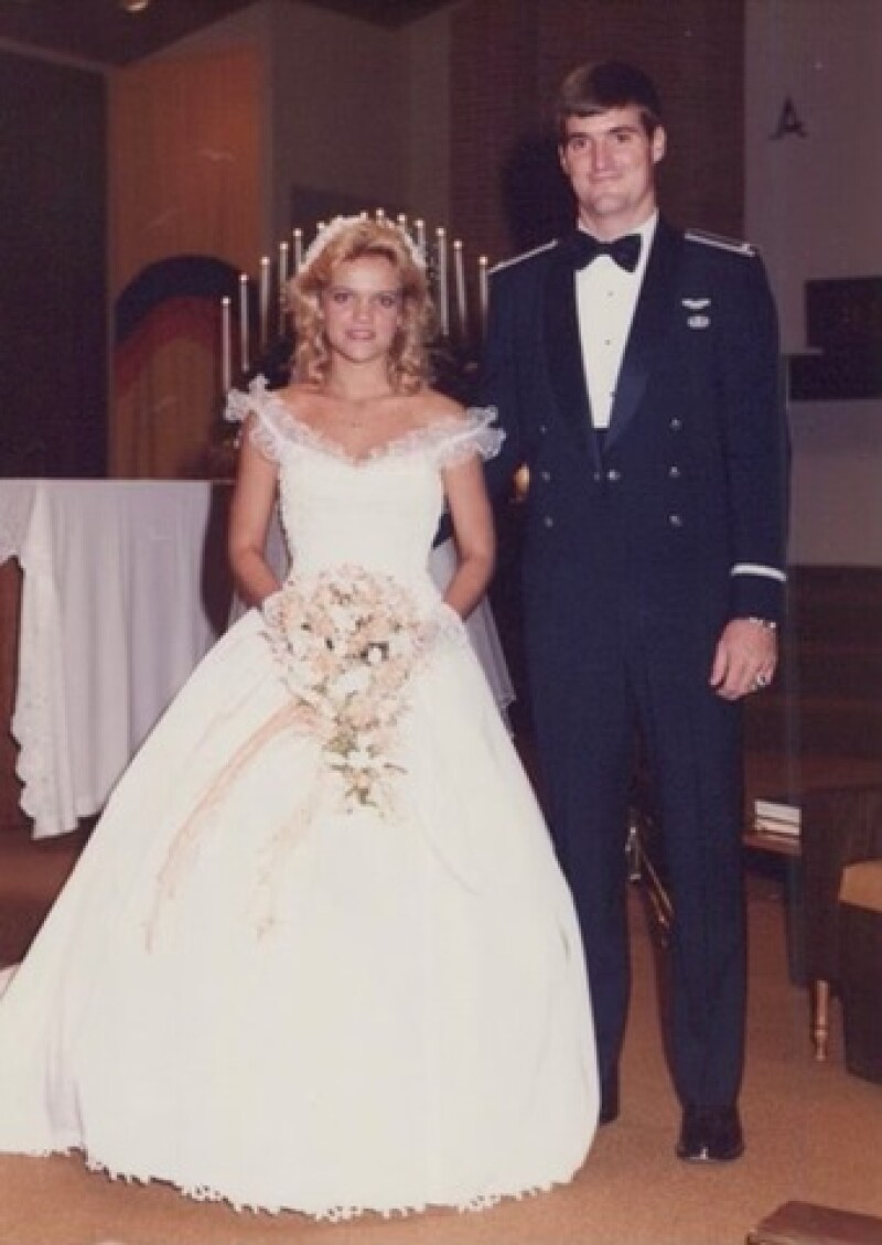 Kash and Michelle wedding photo.