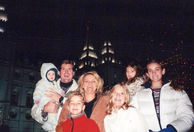 Ashley with her family
