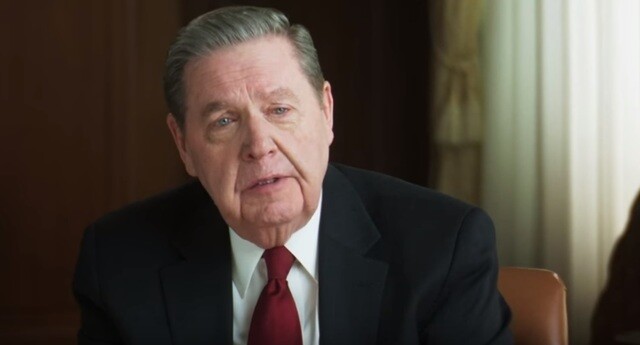 Elder Holland speaking to members of the Church