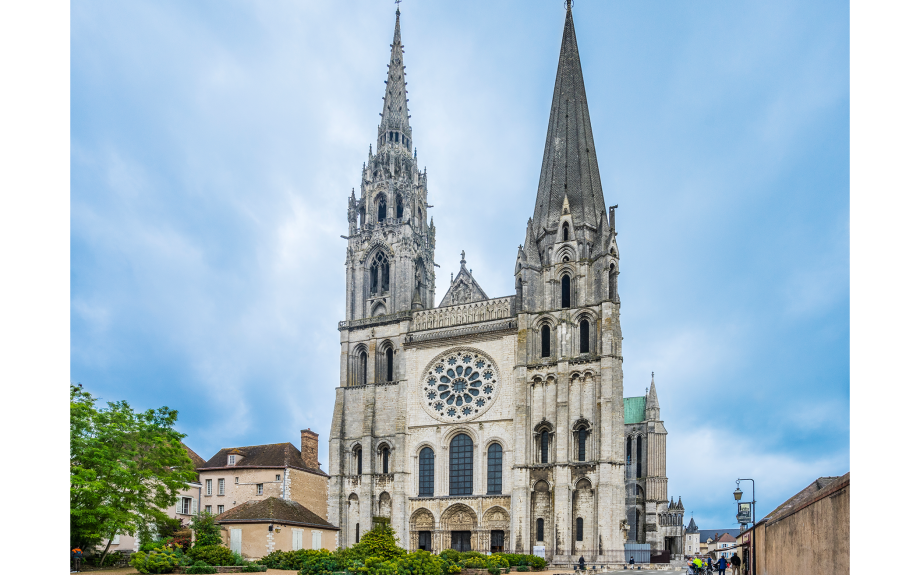 Exterior of Chartres Cathedral
