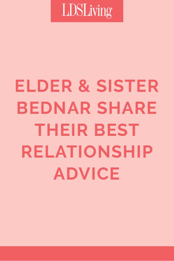 Elder & Sister Bednar Share Their Best Relationship Advice