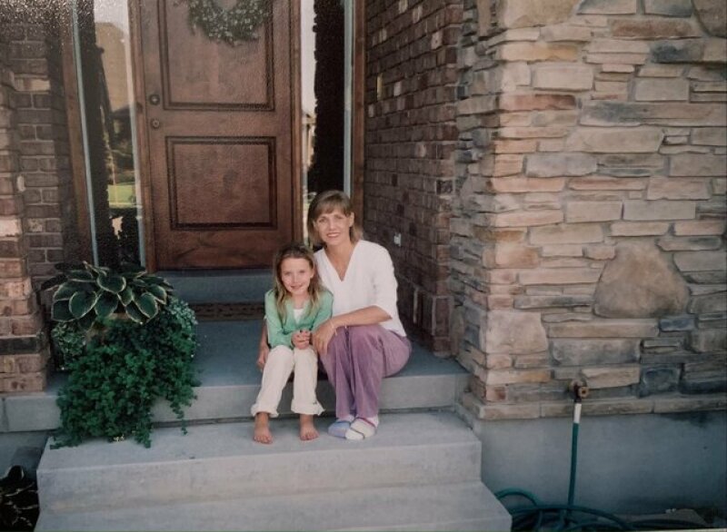 Anna and her Mom.