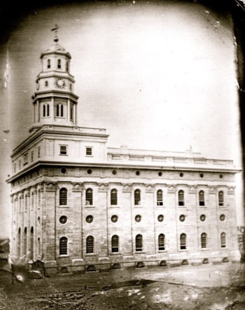 The Nauvoo Temple, which was completed after the death of Joseph Smith (image courtesy Heidi Swinton).

