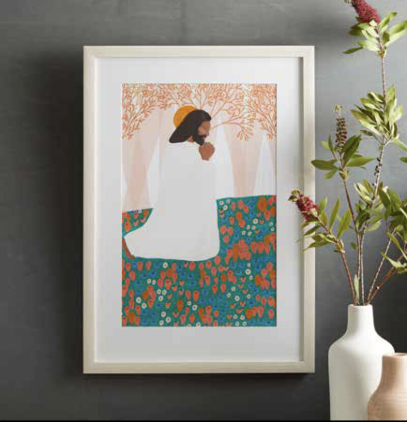 His_Prayer_(24x15_Framed_Art)_.png