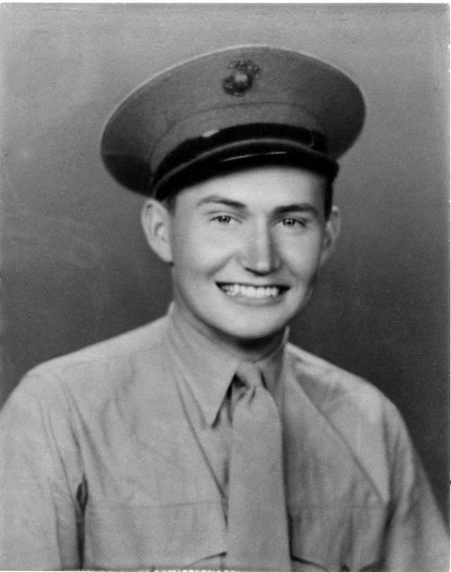 Elder Perry as a young Marine