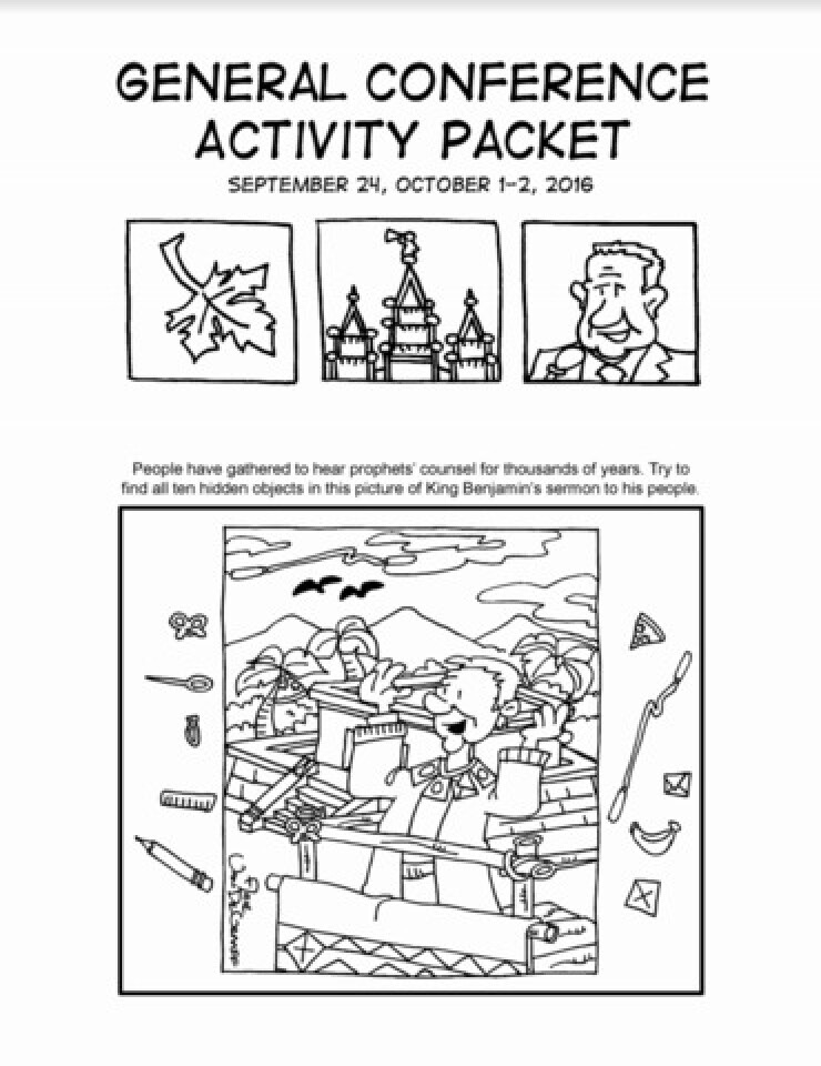 13 Easy General Conference Activities Your Kids Will Love - LDS Living