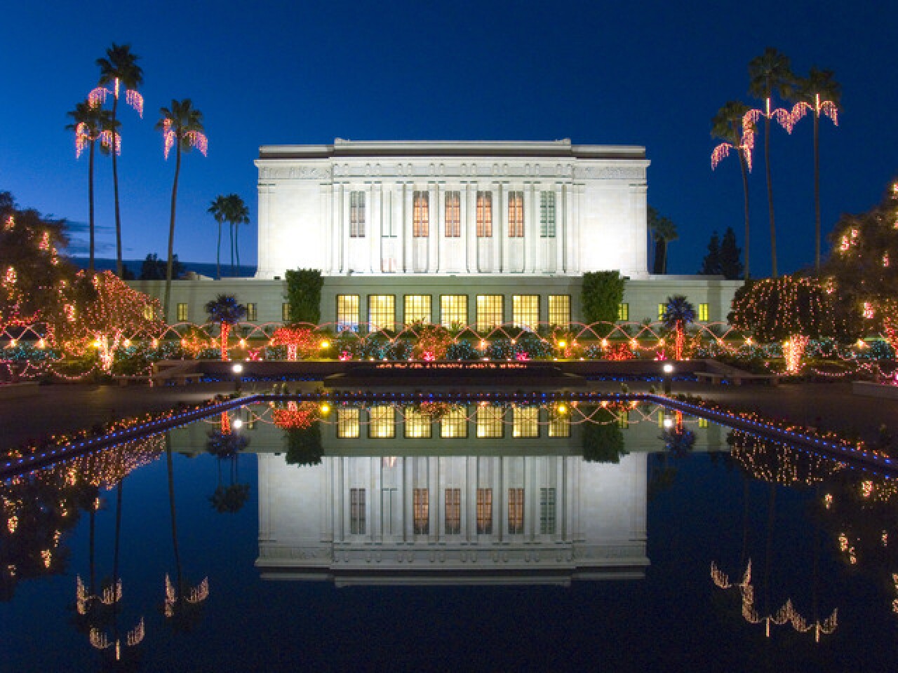 Temple Christmas Lights Around the World LDS Living