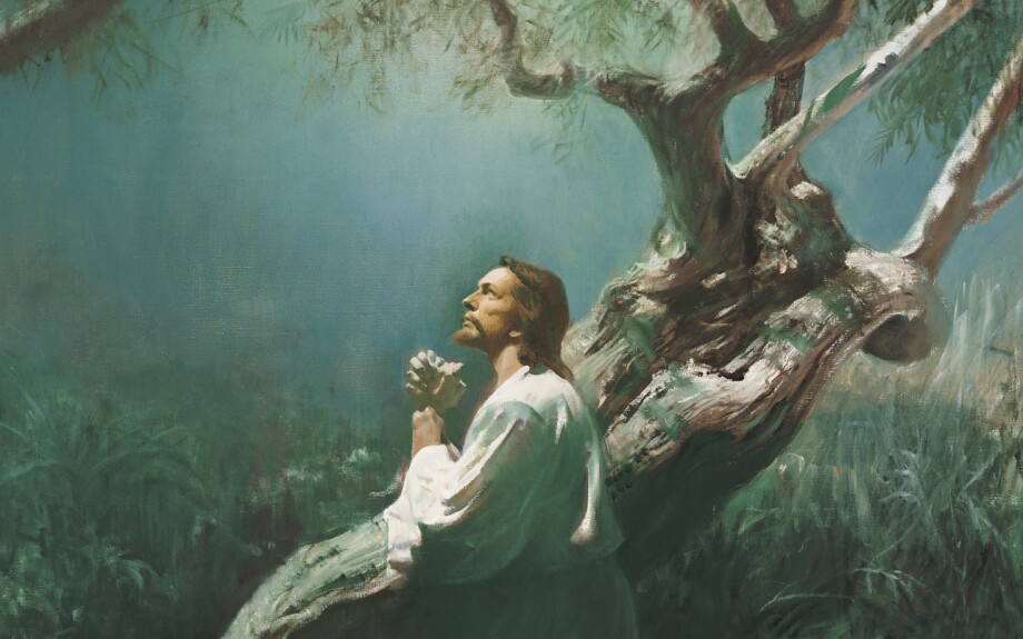 "Jesus Praying in Gethsemane," by Harry Anderson