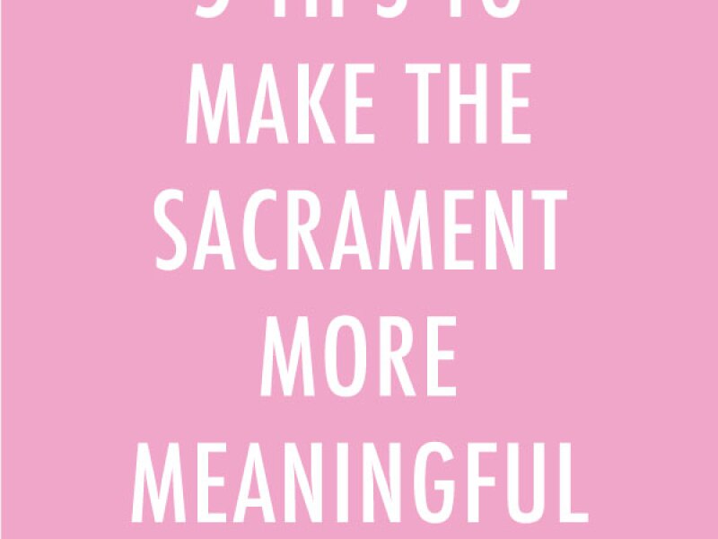 Having a hard time staying focused on the Savior during the sacrament? Try using these amazing ideas from the writings of beloved religious scholar Truman G. Madsen.