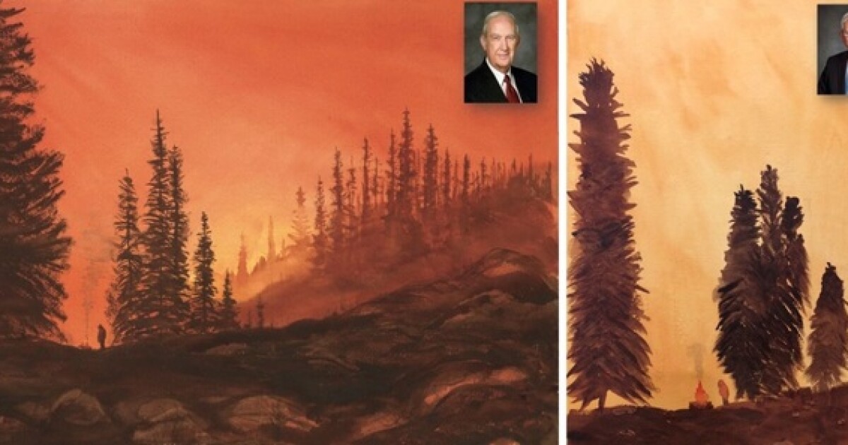 Elder Gong Shares Watercolor Painting to His Touching Story