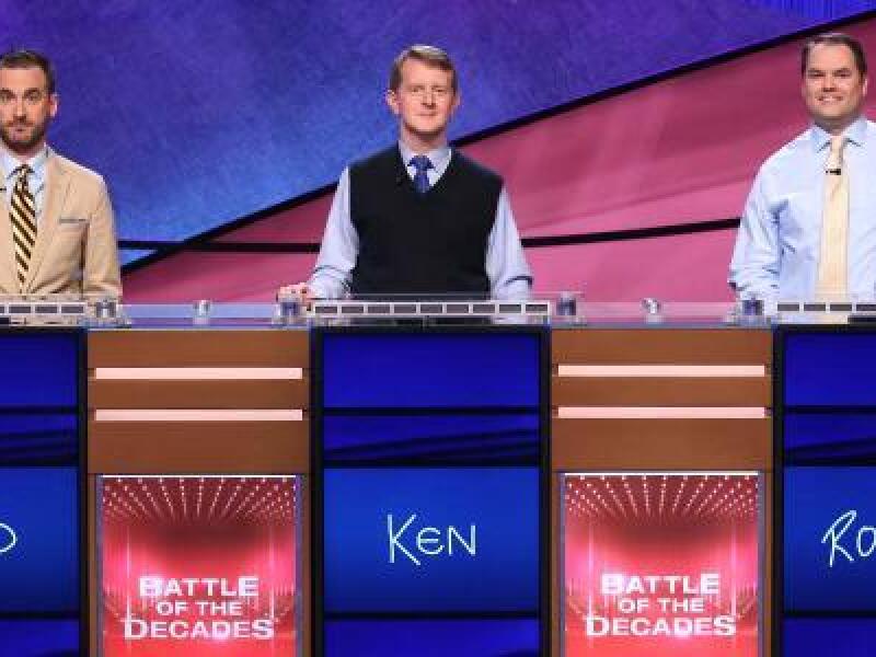 Ken Jennings competes on Jeopardy