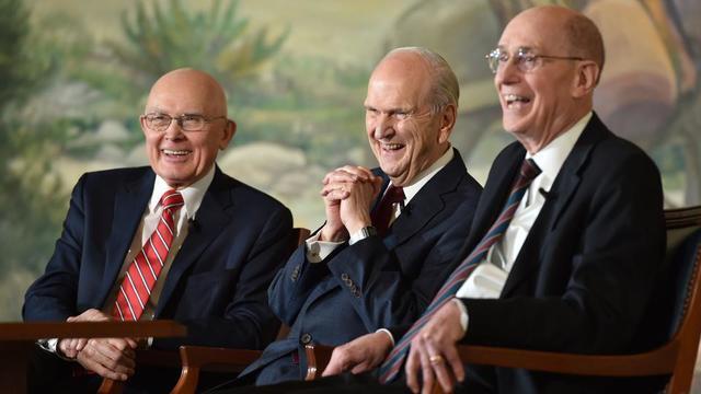 The new First Presidency of The Church of Jesus Christ of Latter-day Saints