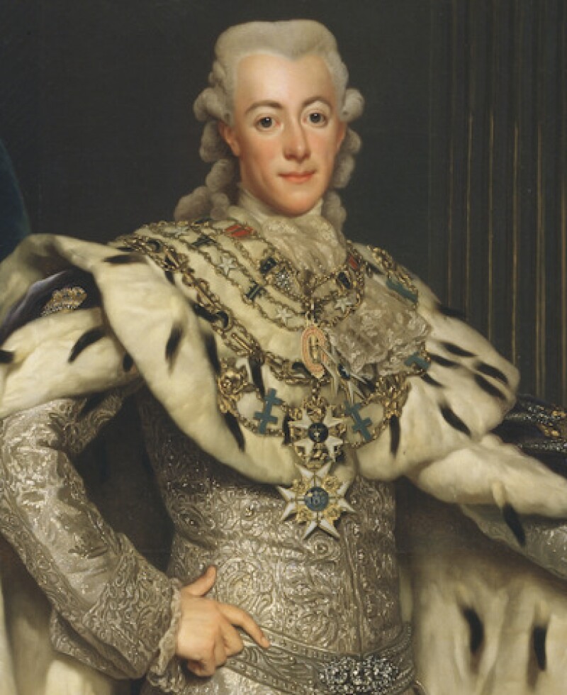 Gustavus III of Sweden (Image from wikimedia.org)