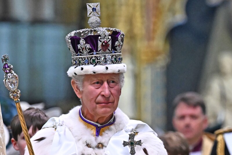 His Majesty King Charles III on Coronation Day