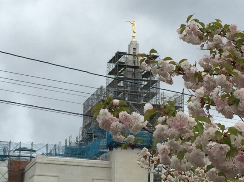 Angel Moroni Placed on Sapporo Japan Temple (Photos + Video)