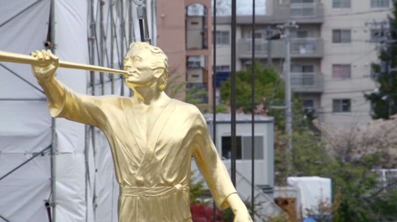 Angel Moroni Placed on Sapporo Japan Temple (Photos + Video)