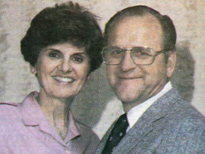 Ardeth G. and Heber B. Kapp in Bountiful, Utah, after Sister Kapp was called to serve as Young Women General President.