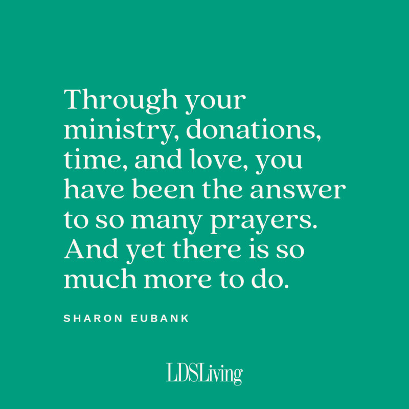 Sharon Eubank quote