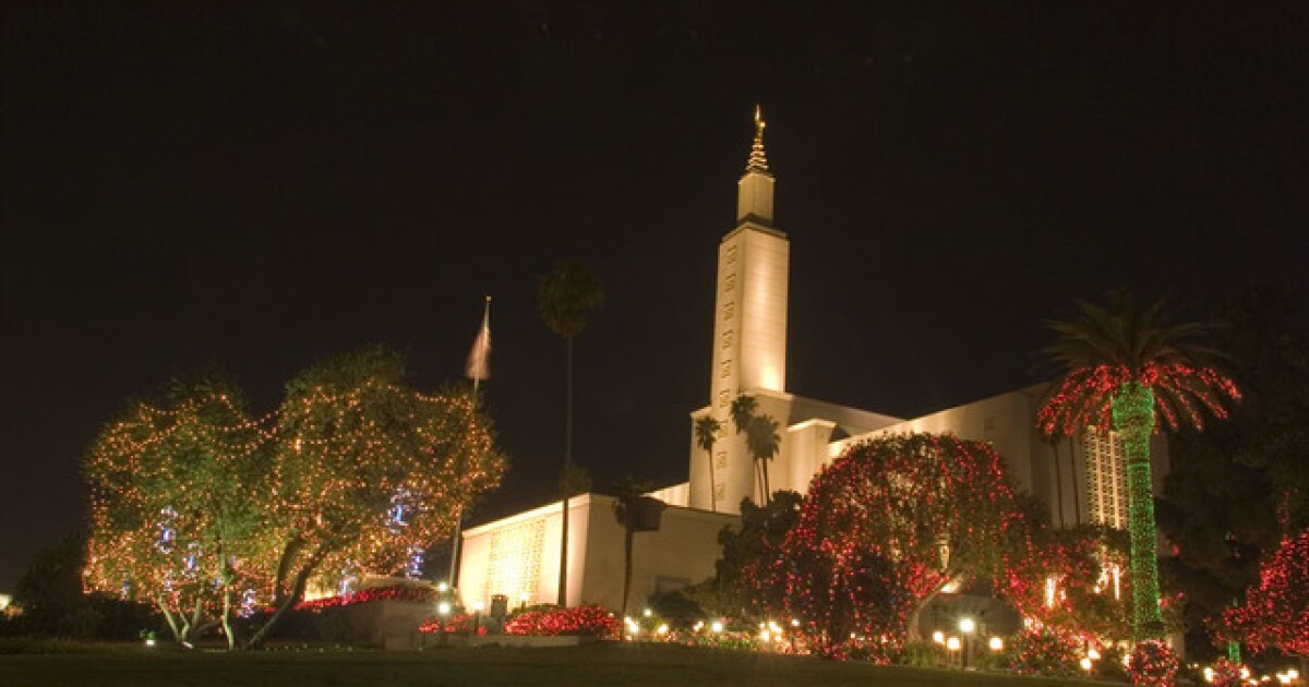 Temple Christmas Lights Around the World LDS Living