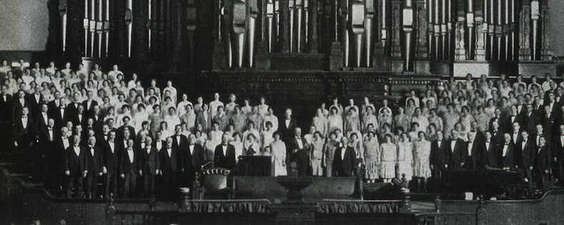 Mormon Tabernacle Choir Fashion 1920s