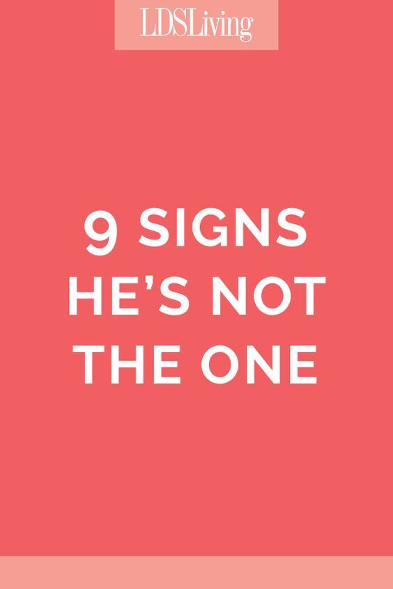 You've found a guy you're crazy about, but should you continue to date him? If any of the following signs sounds familiar, it's probably time to move on.