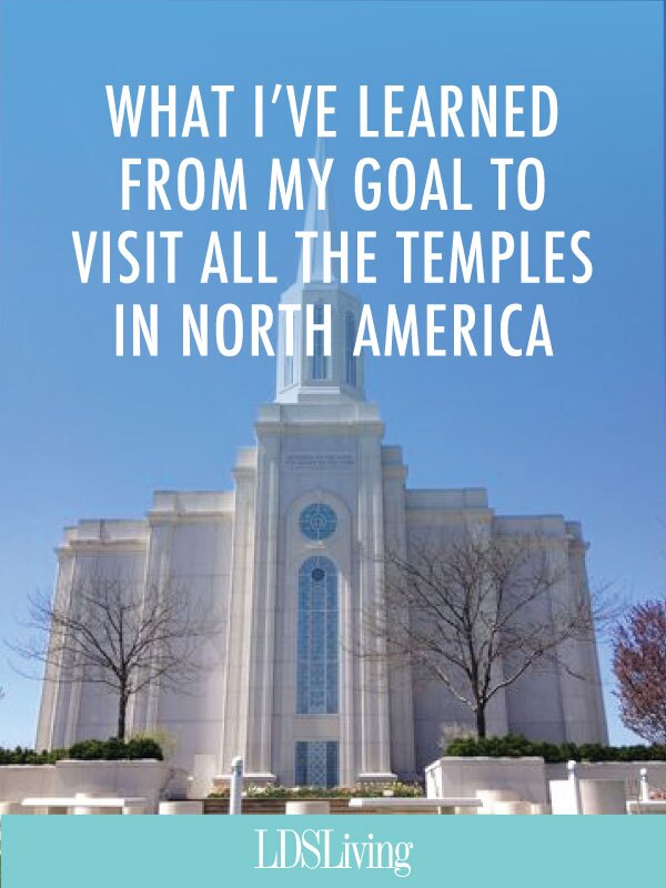 Learn how one man's goal has taken him all across the United States and Canada to some of North America's most beautiful cities and over 35 temples.