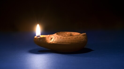 Ancient oil lamp