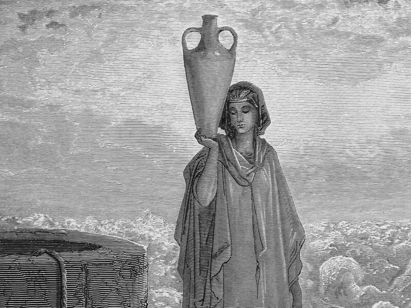 Jacob,Keeping,Laban's,Flocks,-,Picture,From,The,Holy,Scriptures,
