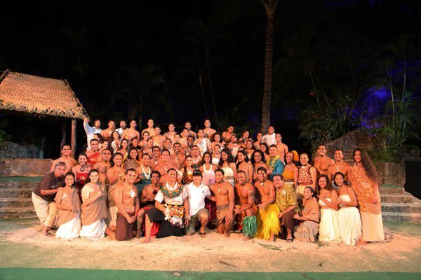 Image of Central show at Rainbow of Paradise, Polynesian Cultural