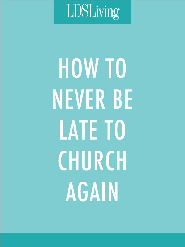 Most families struggle with getting to Church on time at some point. Arriving on time can feel like a struggle against nature. But while you may feel this way, it is possible turn Sunday-morning stress into Sunday-morning success.