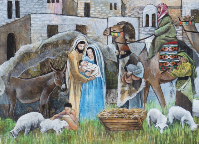 Angel Nativity detail