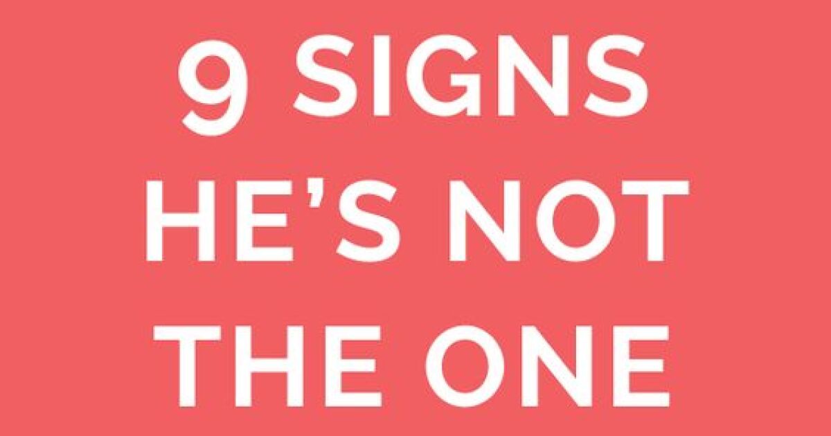 9 Signs He's Not "The One" LDS Living