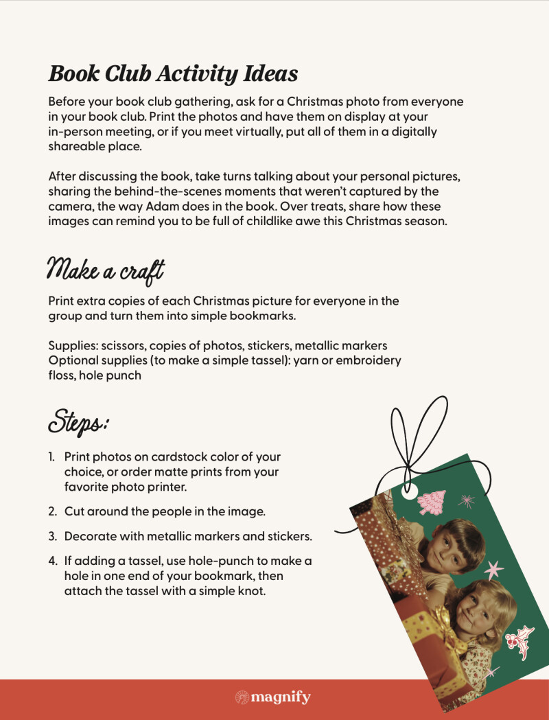 Ideas for your book club!