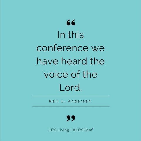 One Inspiring Quote from Every General Conference Talk