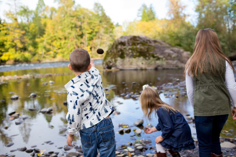 Three,Kids,Who,Are,Siblings,In,A,Candid,Lifestyle,Photo