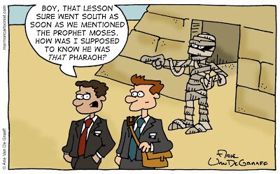 Funny Mummy Comic with LDS Missionaries by Arie Van De Graaff