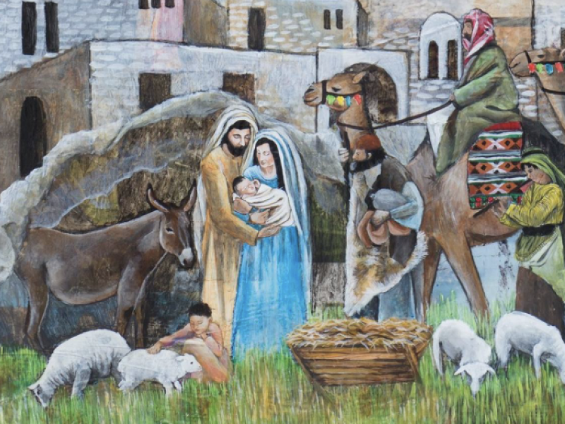Angel Nativity detail