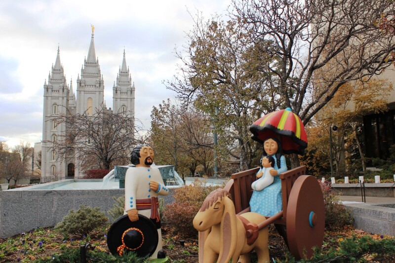 Temple Square Nativities